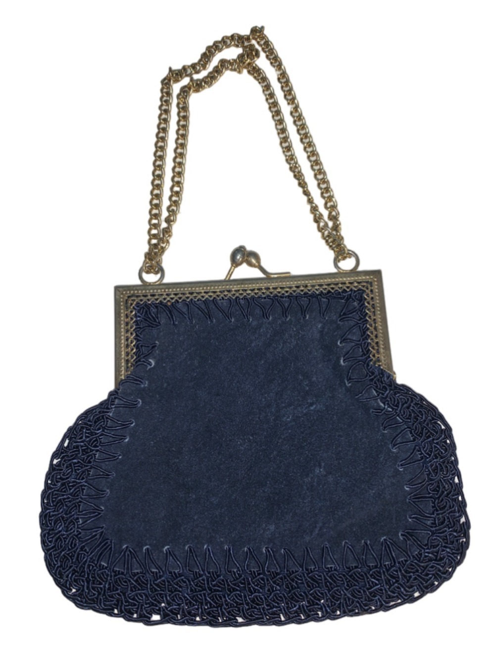 Women's Unbranded blue and Gold Clutch Bag, One Size